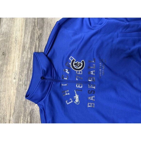 Nike Cubs Baseball Quarter Zip Zip Jacket Women’s   Size medium - Picture 3 of 6